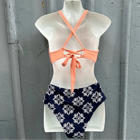 Cupshe Solid and Boho Print Bikini, BNWT, size M - Picture 7 of 13